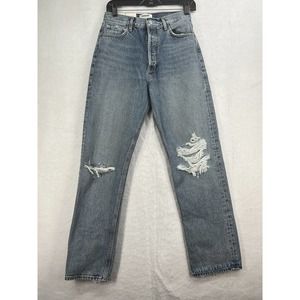 Agolde 90s Pinch Waist High Rise Jeans Size 28 Backdrop
